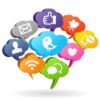 Social media Speech Bubbles